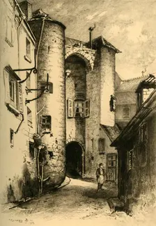 Le Passage Des Chénizelles À Laon (Aisne) 1903. Creator: Unknown