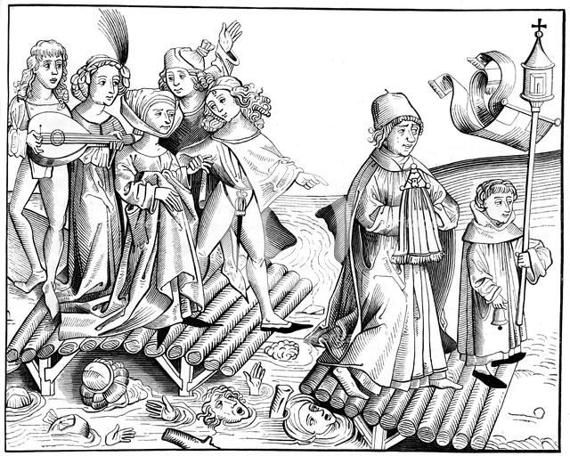 Le passage du viatique, 1493 (1849).Artist: Pierre Wolgmuth