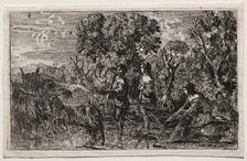 Le Passage du gué, 1634. Creator: Claude Lorrain (French, 1604-1682)