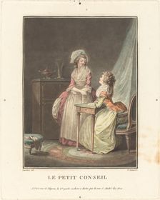 Le petit conseil. Creator: Jean Francois Janinet