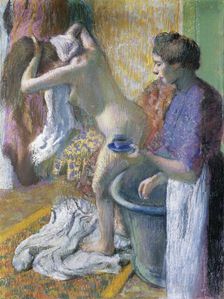 Le Petit Déjeuner à la Sortie du Bain , ca 1896. Creator: Degas, Edgar (1834-1917)