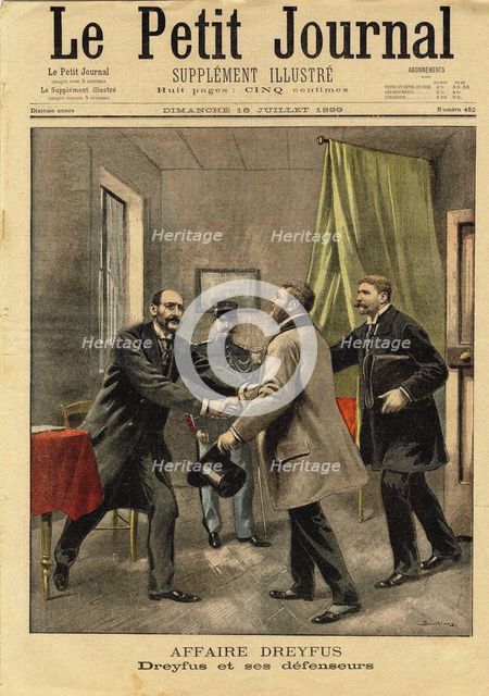 Le Petit Journal concerning the Dreyfus Affair , 1899. Creator: Damblans, Eugène (1865-1945).