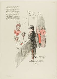 Le Petit Potach, published August 18, 1893. Creator: Theophile Alexandre Steinlen