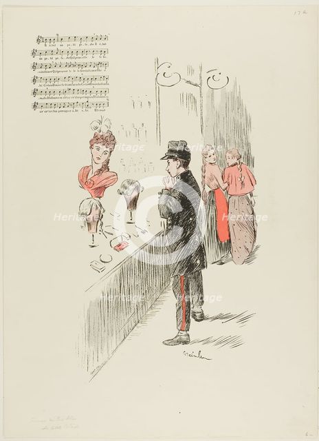 Le Petit Potach, published August 18, 1893. Creator: Theophile Alexandre Steinlen.