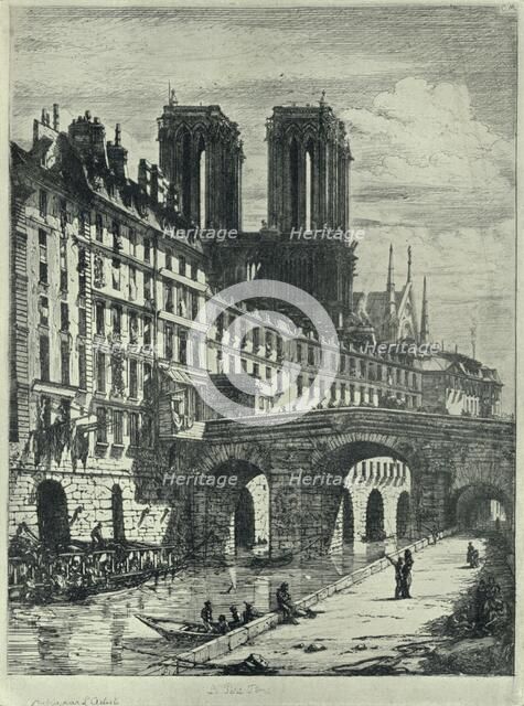 'Le Petit Pont', 1915. Artist: CH Meryon.