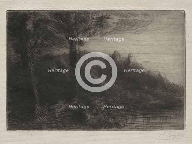 Le Petit Pont. Creator: Alphonse Legros (French, 1837-1911).