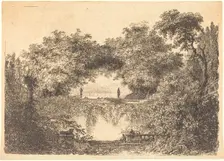 Le Petit Parc, 1763/65. Creator: Jean Claude Richard Saint-Non