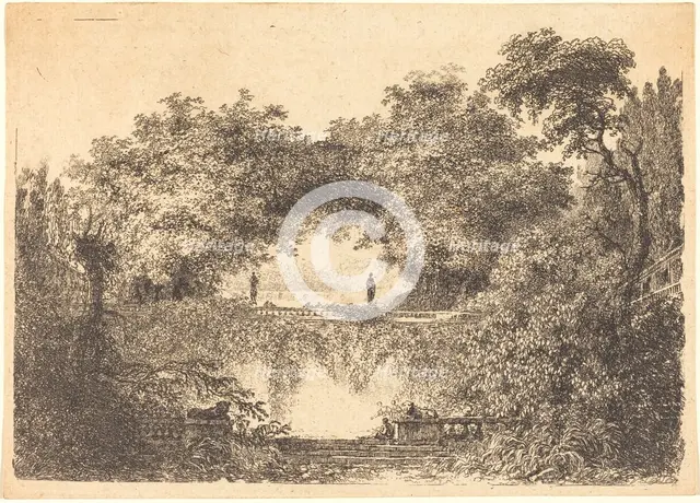 Le Petit Parc, 1763/65. Creator: Jean Claude Richard Saint-Non.