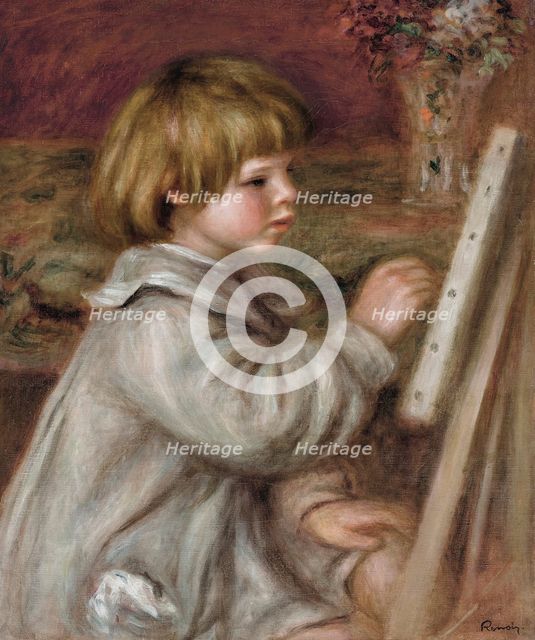 Le petit peintre (Claude Renoir), 1907. Creator: Renoir, Pierre Auguste (1841-1919).
