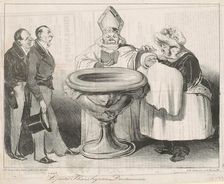 Le Petit Thiers, Baptisé Doctrinaire, 19th century. Creator: Honore Daumier