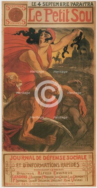 Le petite sou, 1900. Artist: Steinlen, Théophile Alexandre (1859-1923)