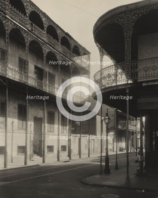 Le Petre, House of the Turk, Dauphine Street, New Orleans, 1937 or 1938. Creator: Frances Benjamin Johnston.