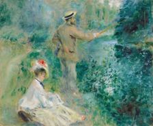 Le pêcheur à la ligne (The Angler), 1874. Creator: Renoir, Pierre Auguste (1841-1919)