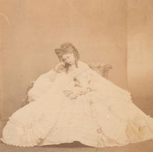 Le peignoir plisié, 1860s. Creator: Pierre-Louis Pierson