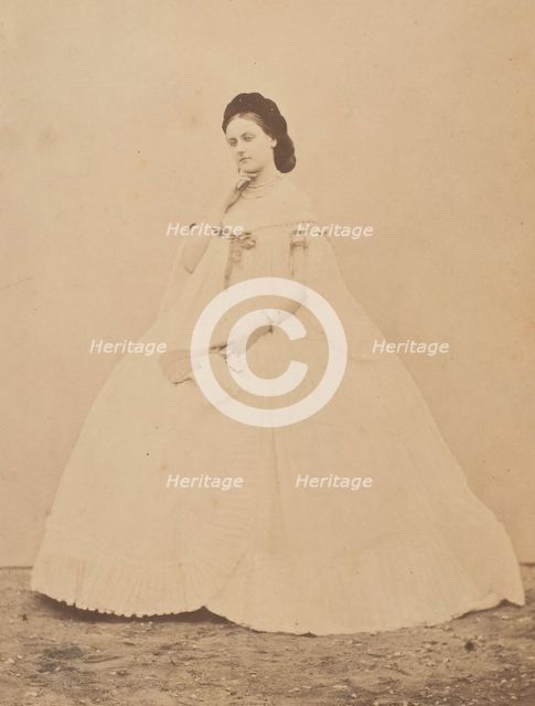 Le peignoir plisie (autre), 1860s. Creator: Pierre-Louis Pierson.