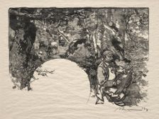 Le Peintres, 1890. Creator: Auguste Louis Lepère (French, 1849-1918)