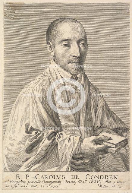 Le Père Charles de Condren. Creator: Claude Mellan.