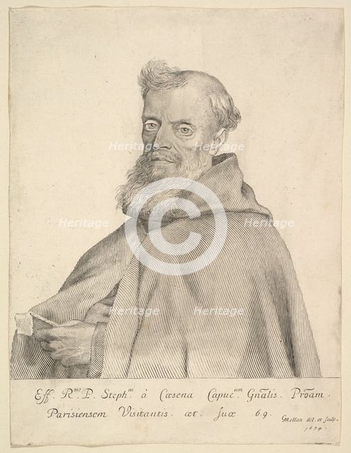 Le Père Étienne de Cesena, 1674. Creator: Claude Mellan.