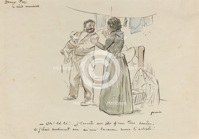 Le Peril Anarchiste, c. 1897. Creator: Jean Louis Forain.