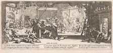 Le Pillage d'une ferme (Pillaging a Farm), 1633. Creator: Jacques Callot