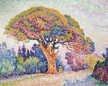 Le Pin de Bertaud at Saint-Tropez 1909. Artist: Paul Signac