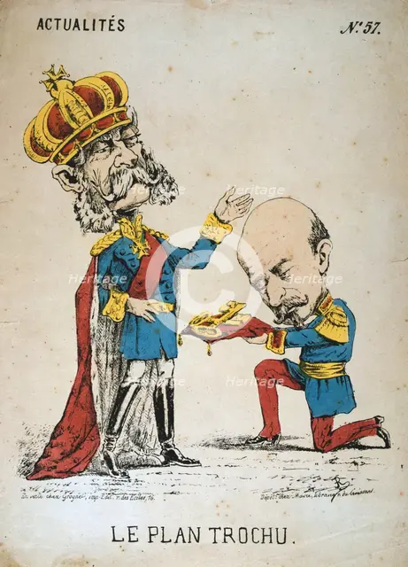'Le Plan Trochu', 1870-1871. Artist: Anon