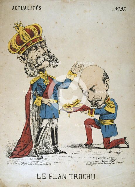 'Le Plan Trochu', 1870-1871. Artist: Anon