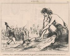 Le Pruth, 19th century. Creator: Honore Daumier