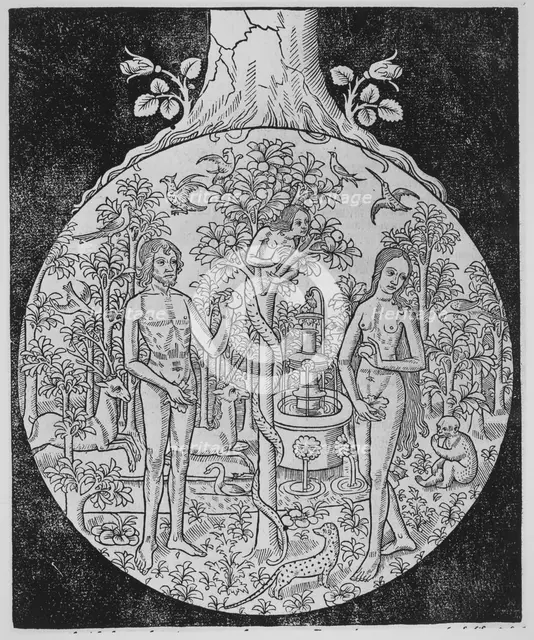 Le Premier Volume de la bible en francoiz historiee et nouvellement imprimee, ca. 1501. Creator: Unknown.