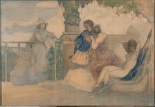 Le Premier Bal. Creator: Charles Conder