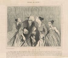 Le premier jour de l'an, 19th century. Creator: Honore Daumier