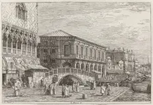 Le Preson. V. [lower left], c. 1735/1746. Creator: Canaletto