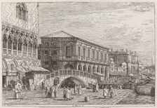Le Preson. V. [lower left], c. 1735/1746. Creator: Canaletto
