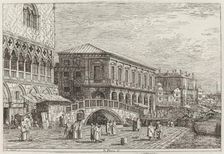 Le Preson. V. [lower left], c. 1735/1746. Creator: Canaletto