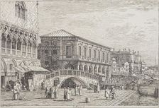 Le Preson V (The Prison). From: Vedute altre prese da i luoghi altre ideate da Antonio...1735-1746. Creator: Canaletto