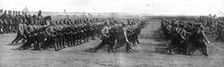 Le President de la Republique en Russie; Le defile des troupes devant la tribune 1914. Creator: Unknown