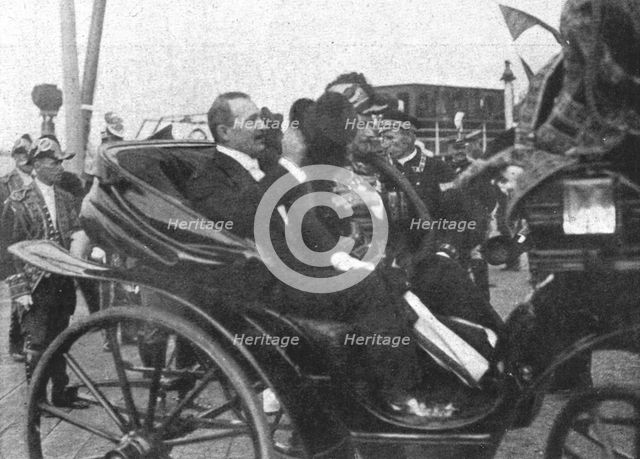 'Le President de la Republique en Russie; Les ministres des Affaires etrangeres', 1914. Creator: Unknown.