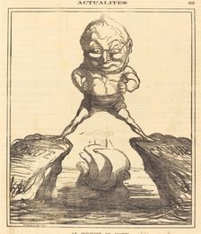 Le Président de Rhodes, 1871. Creator: Honore Daumier