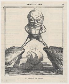 Le Président de Rhodes, 1871. Creator: Honore Daumier