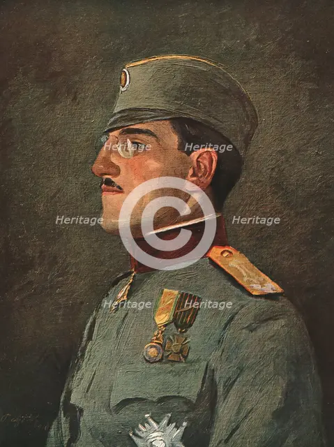 'Le Prince Alexandre de Serbie', 1916. Creator: Vladimir Betzitch.