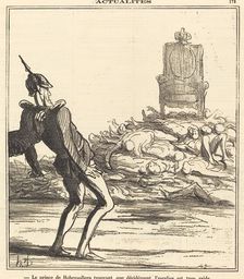 Le Prince de Hohenzollern..., 1870. Creator: Honore Daumier