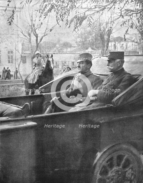'Le Prince de Serbie et le general Sarrail entrant a Monastir (21 nov 1916)', 1916. Creator: Unknown.