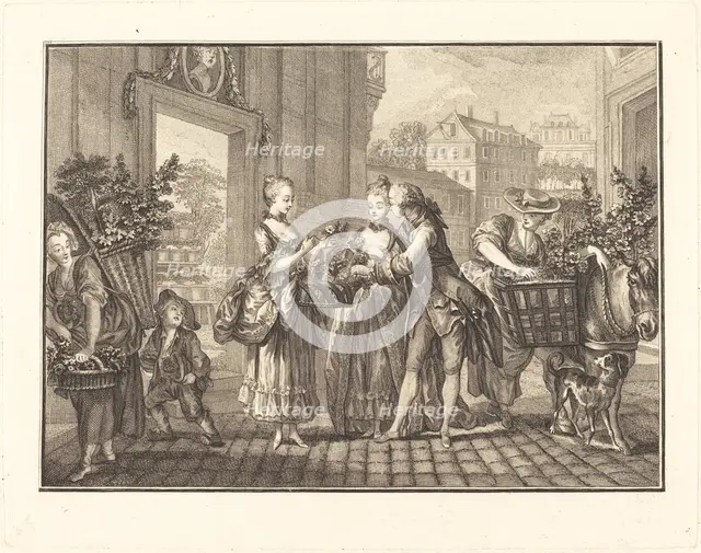 Le printemps. Creators: Joseph de Longueil, Charles Eisen.