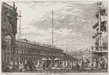 Le Procuratie niove e S. Ziminian V. [upper right], c. 1735/1746. Creator: Canaletto
