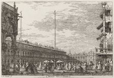 Le Procuratie niove e S. Ziminian V. [upper right], c. 1735/1746. Creator: Canaletto