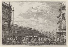Le Procuratie niove e S. Ziminian V., c. 1735/1746. Creator: Canaletto