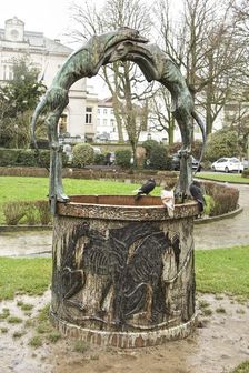 Le Puit des Levriers, Place Fernand Cocq, (1914-1920), c2014-2017. Artist: Alan John Ainsworth