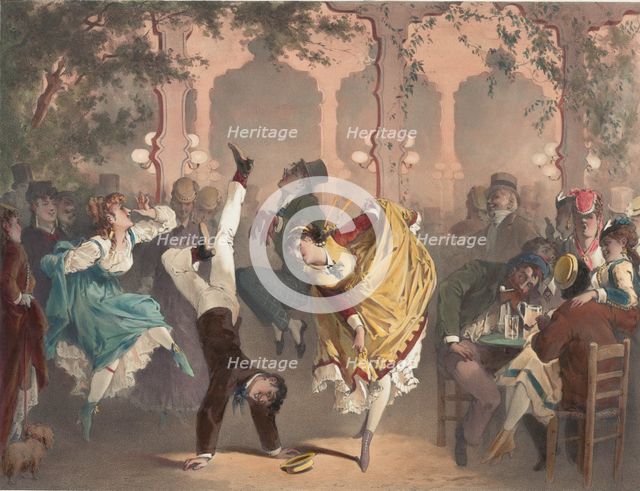 Le quadrille à Bullier, 1870.