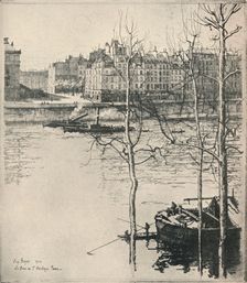 Le Quai de l'Horloge 1915. Artist: Eugene Bejot