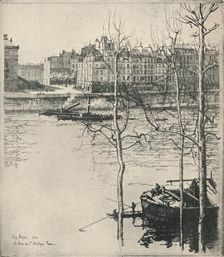 Le Quai de l'Horloge 1915. Artist: Eugene Bejot